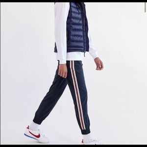 SOLD NEW Aritzia TNA Perridon Navy Stripe Joggers